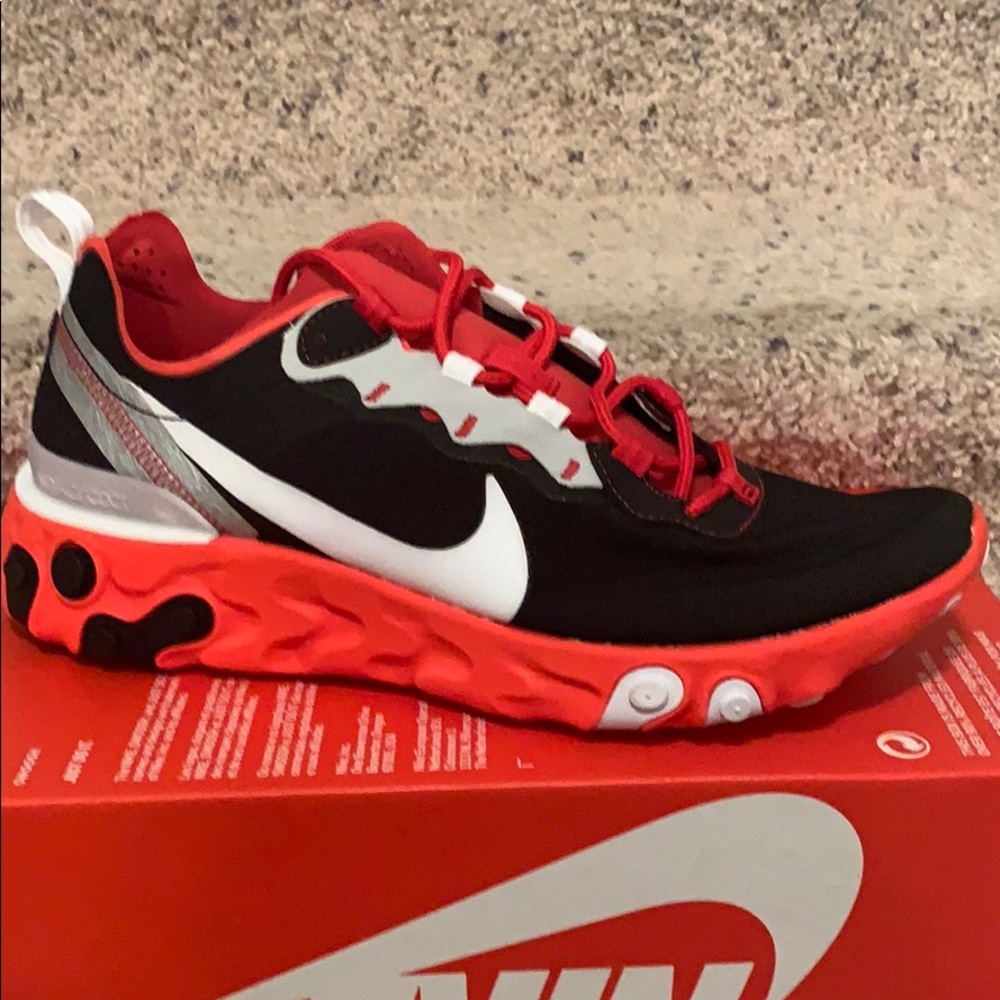 Nike react element 55 running shoes womens 10 new